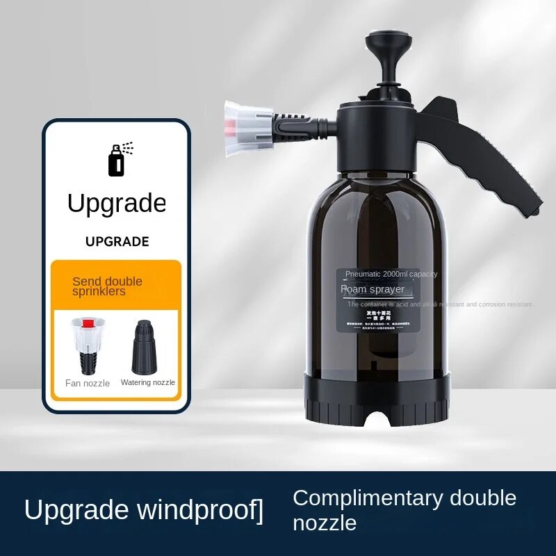 Hand Pump Foam Sprayer for Car Wash and Home Gardening (2 Litre)