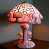 Creative Stained Glass Plant Series Table Lamp