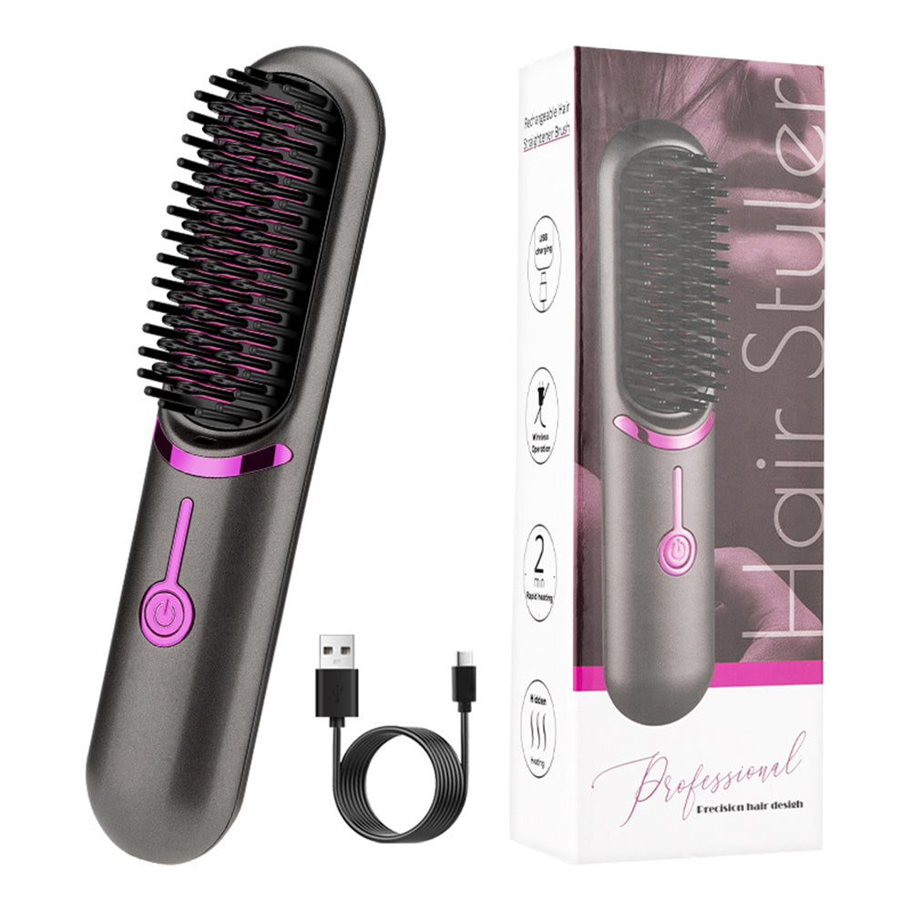 Fast-Heating Wireless Hair Styling Comb