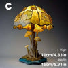 Creative Stained Glass Plant Series Table Lamp