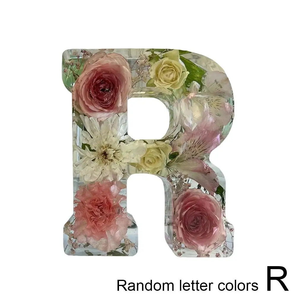 Floral Alphabet LED Night Light