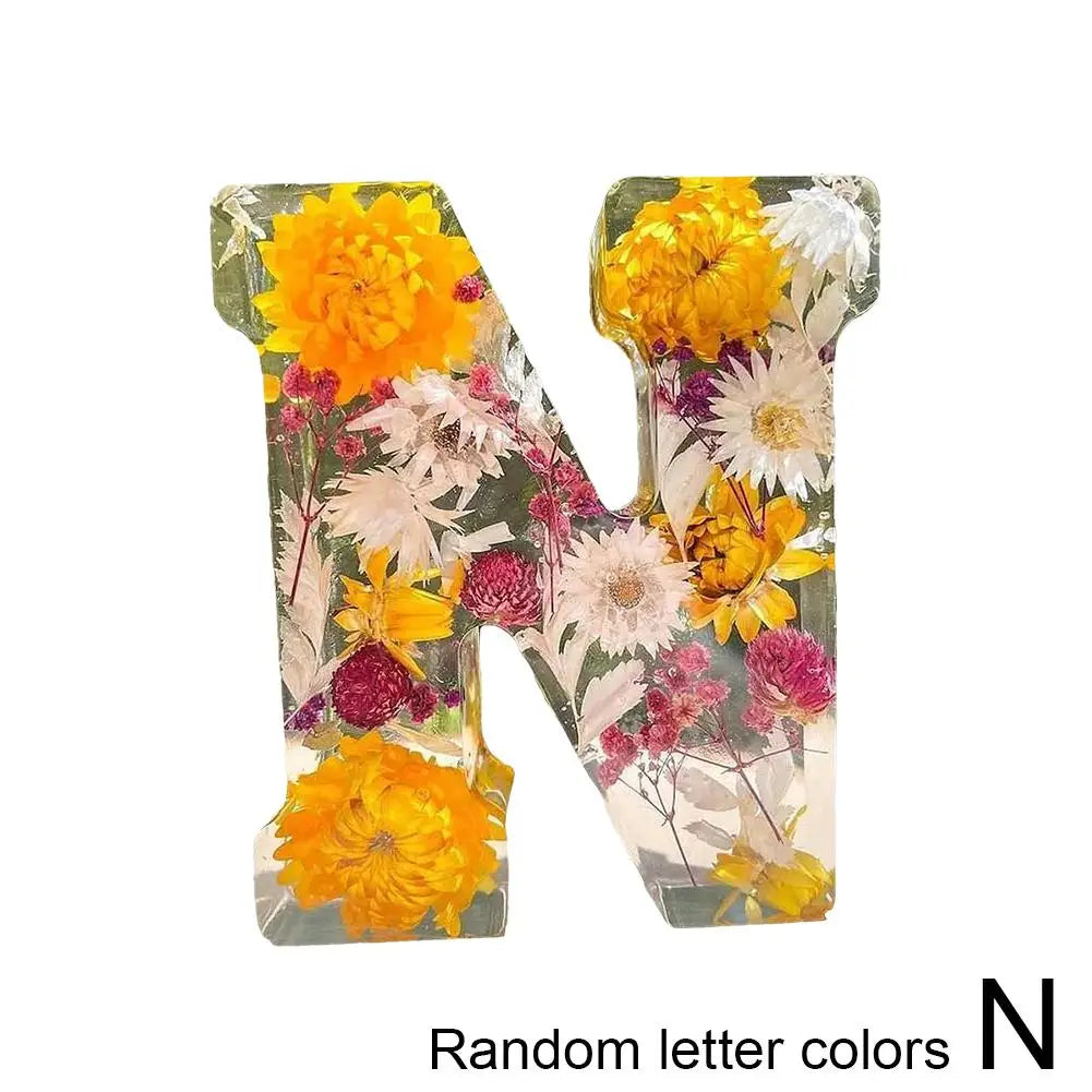 Floral Alphabet LED Night Light