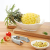 SliceEase: Stainless Steel Multi-Purpose Fruit Prep Tool