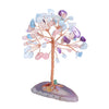 Mini Crystal Money Tree with Agate Base: Feng Shui Home Decor