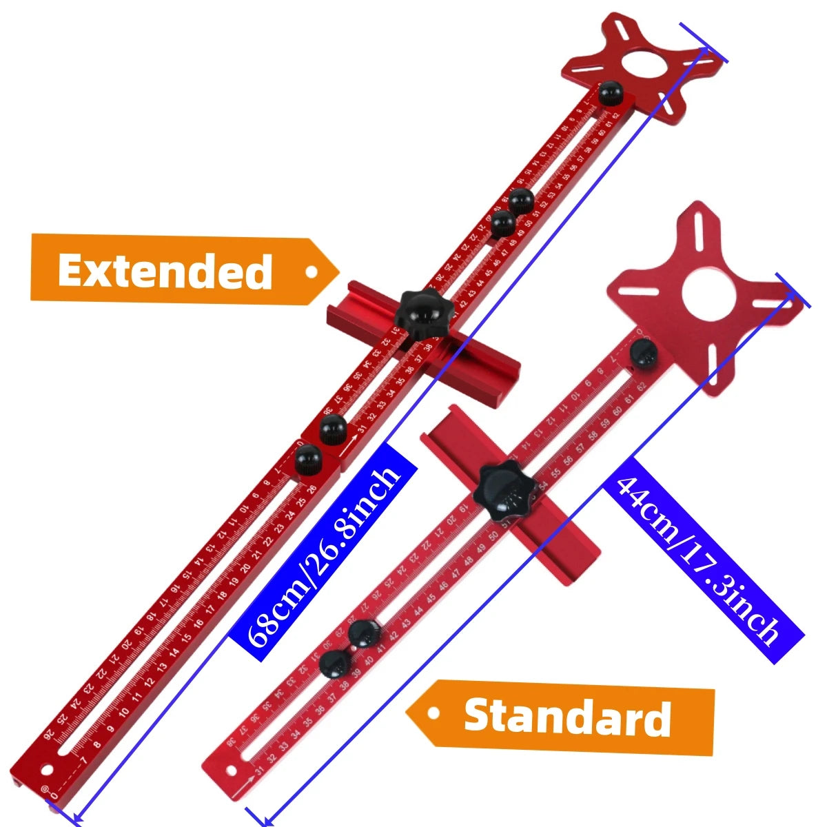 Extended 3-in-1 Router Milling Groove Bracket