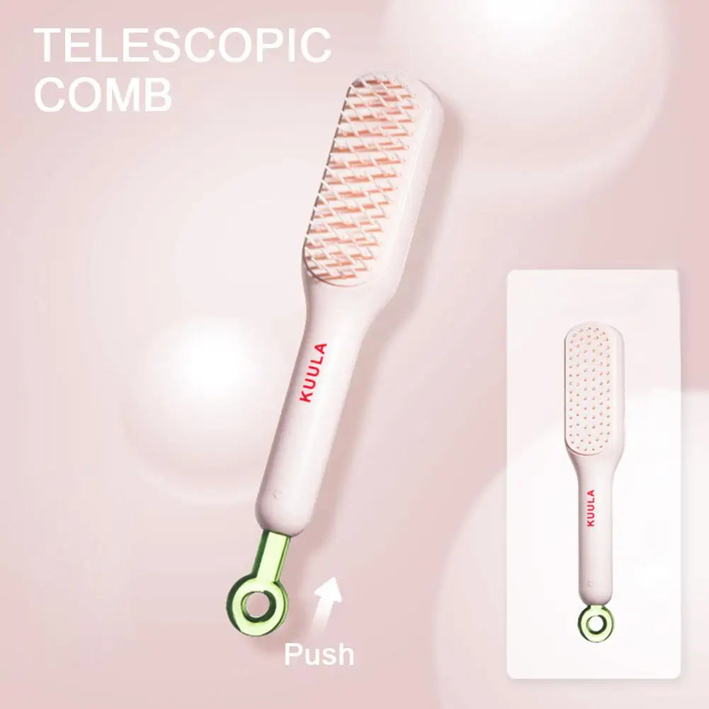 Telescopic Self Cleaning Scalp Comb