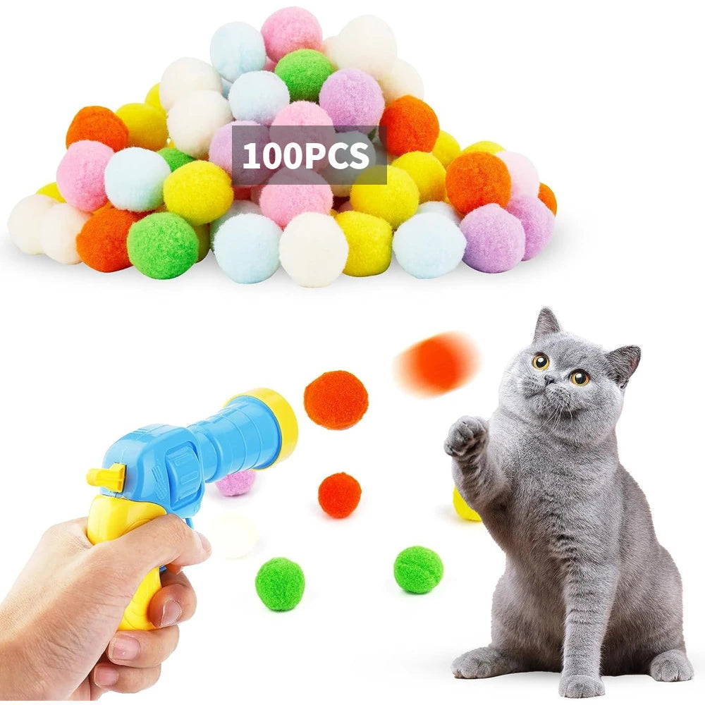 Interactive Cat Tease Toy Gun