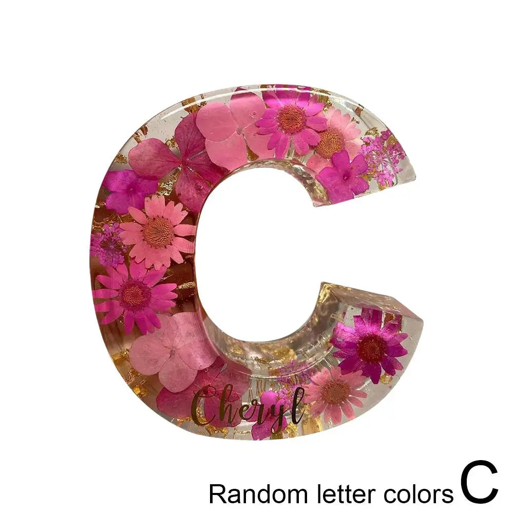 Floral Alphabet LED Night Light