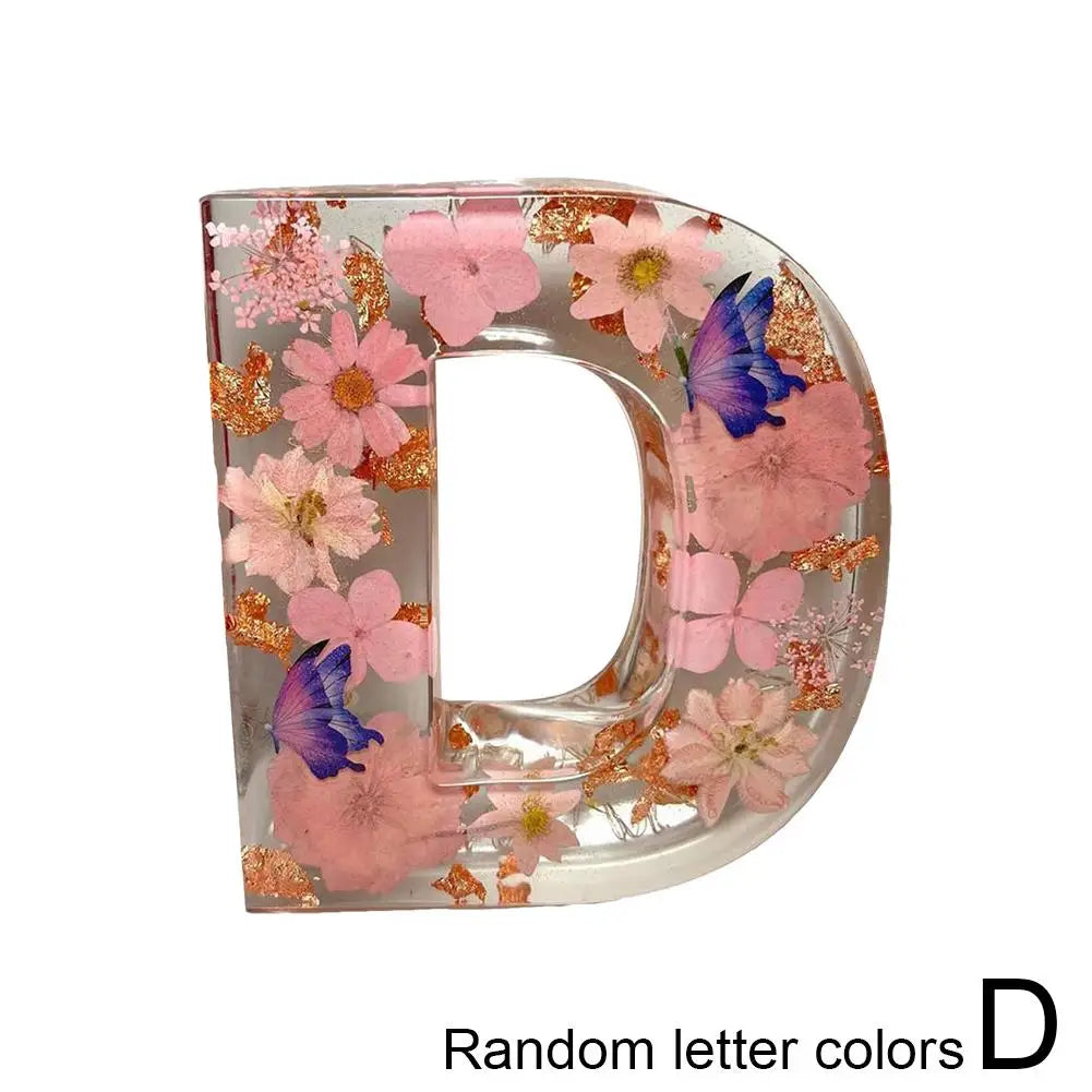 Floral Alphabet LED Night Light