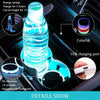Rechargeable LED Cup Holder Lights for Car