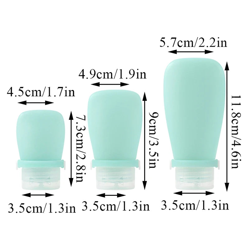 Travel Buddy: Portable Silicone Cosmetic Storage Bottle