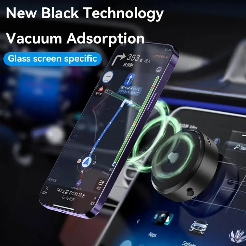 MagLock Pro - Intelligent Car Phone Mount with Vacuum Adsorption