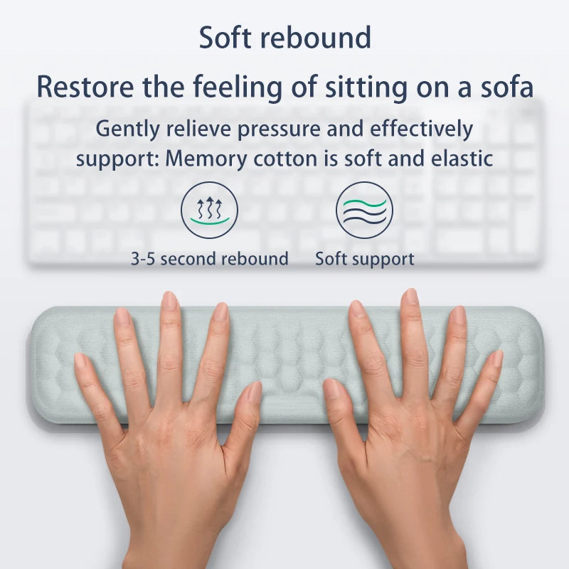 ComfortTouch: Ergonomic Keyboard and Mouse Wrist Rest