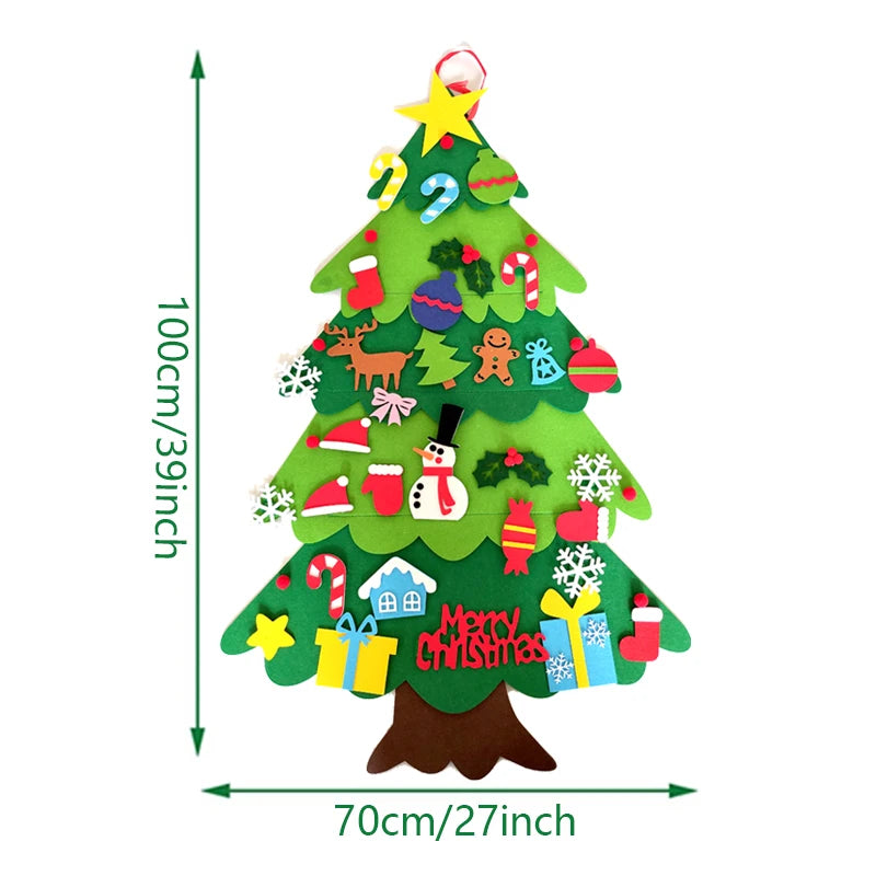 DIY Interactive Felt Christmas Tree for Kids