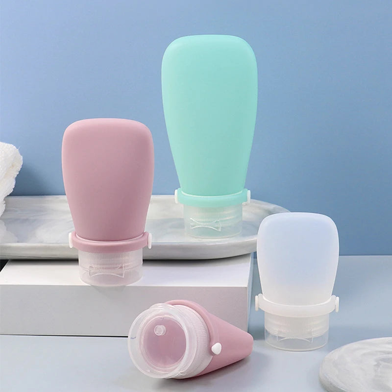 Travel Buddy: Portable Silicone Cosmetic Storage Bottle