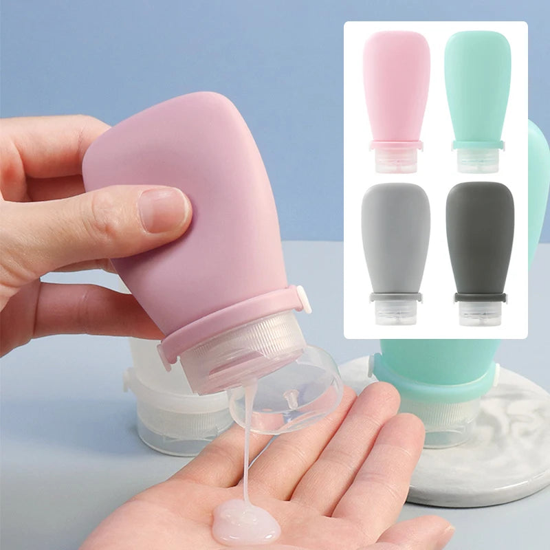 Travel Buddy: Portable Silicone Cosmetic Storage Bottle