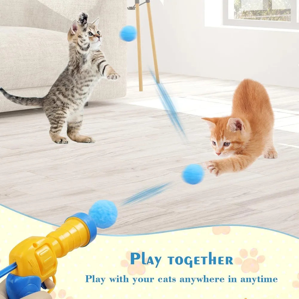 Interactive Cat Tease Toy Gun