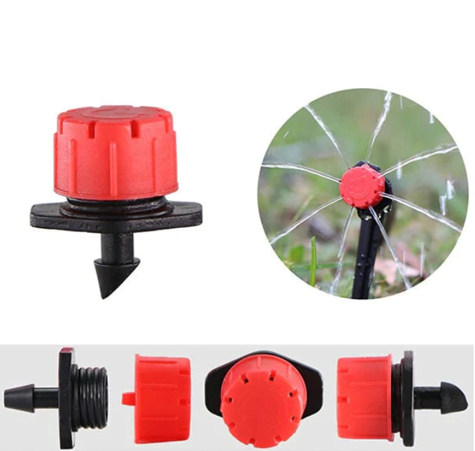 AQUAFLOW ADJUSTABLE IRRIGATION DRIPPERS SPRINKLERS WITH 4 DIFFERENT WATERING MODES