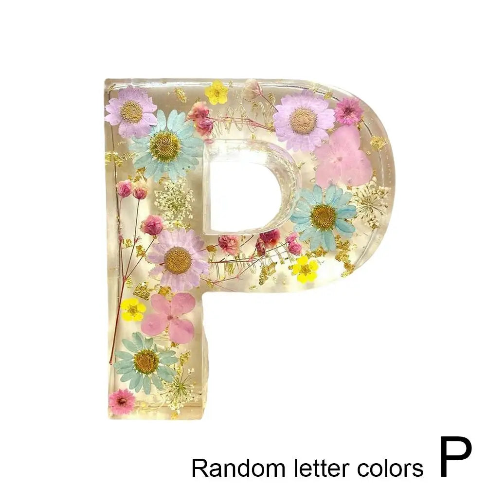 Floral Alphabet LED Night Light