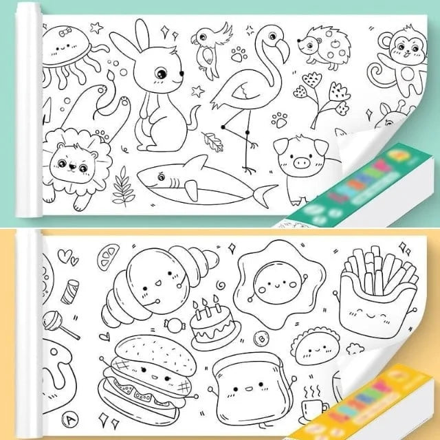 🔥NEW YEAR 2024 SALE 49% OFF🔥Children's Drawing Roll