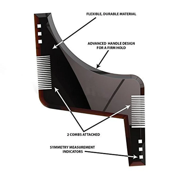 Beard Shaping Template